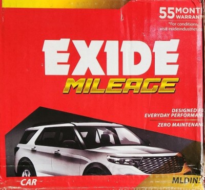ABHISHEKRADER EXIDE MILEAGE 65 Ah Battery for Car