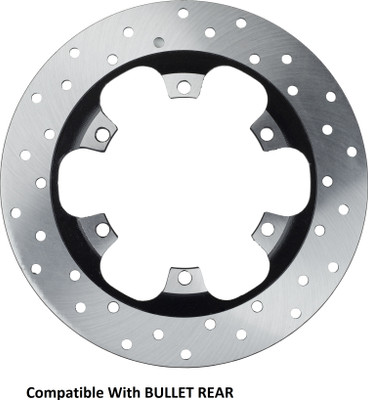 GEO Brake Disc Plates Compatible for BULLET REAR Brake Disc