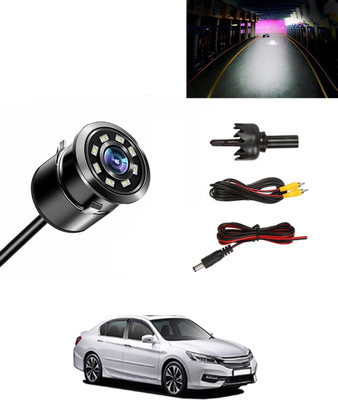 MATIES Night Vision 8 Led Reverse Black Parking Camera For Vehicle Reverse Assist Camera System(1 Camera, 720)