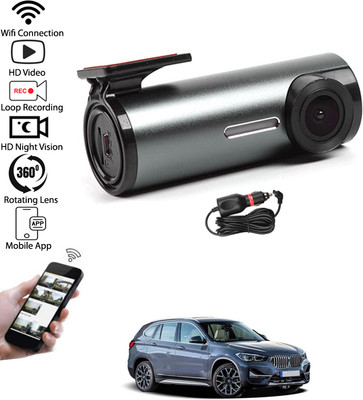 MATIES mini Car DVR wifi Connected/Loop Recording/App Control Dash Camera Recorder 255 Reverse Assist Camera System(1 Camera, 960*576)