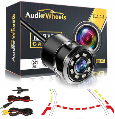 Audio Wheels Dynamic Path Guide Line With 150°Perfect View Angle Design Waterproof Universal Reverse Assist Camera System(1 Camera, 480 TV LINES)