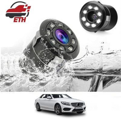 ETH Car Rear View Reverse Parking Camera with Night Vision 8 LED Wide Angle (ETH01) Reverse Assist Camera System(1 Camera, 720)