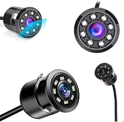 ACE Car Rear View Reverse Parking Camera with 8 LED Night Vision for All Reverse Assist Camera System(1 Camera, 480 TV LINES)
