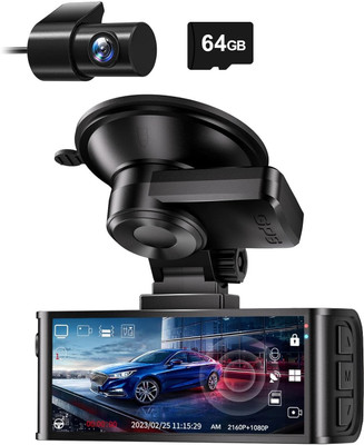 Redtiger F7N Touch Dual Channel 4K+1080P Dashcam Dashboard Camera System(2 Camera, 4K)