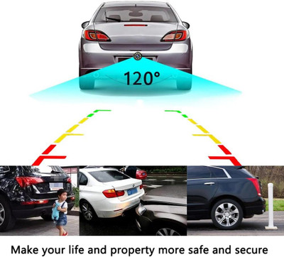 SARRA Luxury Car Rear View Backup Camera, 170 Wide Angle HD CMOS Auto Parking Reverse Assist Camera System(1 Camera, 720 * 1080)