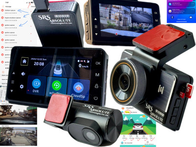 SRS ABSOLUTE 3K 4G DASH CAM F/R GPS+Free Live Video/Download/Playback/Calling,TimeLapse Reverse Assist Camera System(2 Camera, 2.6K, 1080P)