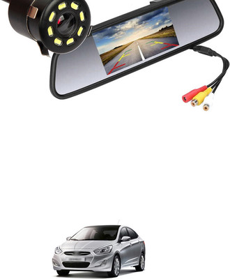 LOVMOTO 4.3 TFT LCD Car Rear View Mirror Monitor Kit With Reverse Reversing Camera s7 Reverse Assist Camera System(1 Camera, 720 X 480)