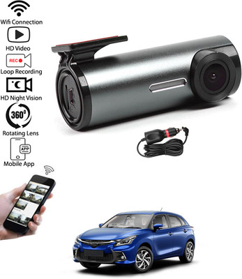MATIES mini Car DVR wifi Connected/Loop Recording/App Control Dash Camera Recorder 97 Reverse Assist Camera System(1 Camera, 960*576)