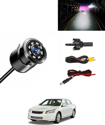 MATIES Night Vision 8 Led Reverse Black Parking Camera For Vehicle Reverse Assist Camera System(1 Camera, 720)