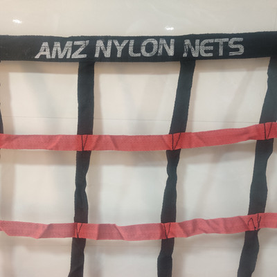 Amz Sports Nets Cargo-NET Green 8FTx8FT Heavyduty Stripes is Used Vehicle Cargo Net