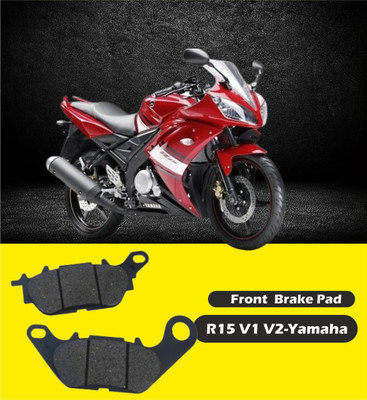 AUTOMOLD Front Brake Pad/Disc Pad Imported Compatible for Yamah R15 V1 V2 Vehicle Disc Pad(Pack of 2)