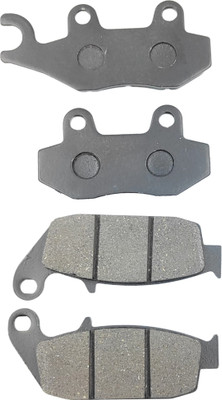 AANJANEYA TRADERS FRONT & REAR Brake Pad, Disc Pad Compatible for TVS Apache RTR (All Models) Bs4. Vehicle Disc Pad(Pack of 4)