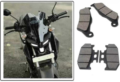 ojenda COMBO FRONT & REAR DISC PAD MT15 Vehicle Disc Pad Vehicle Disc Pad(Pack of 2)