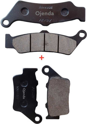 ojenda Front & Rear Combo Brake Discpad Compatible for Ather Electric Scooters Vehicle Disc Pad(Pack of 2)