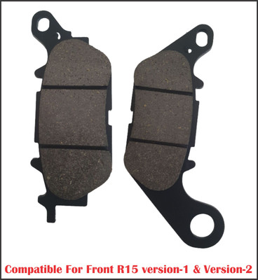 AUTOPLEX Front Brake/Disc Pad Compatible For YAMAHA R15 V1 & V2 (Version-1/2)(Pack Of 1) Vehicle Disc Pad(Pack of 2)