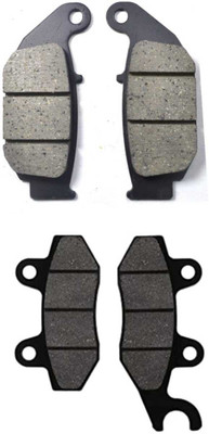 RKDBIKE Front&Rear Brake Disc Pad Combo for TVS Apache (All Models) Vehicle Disc Pad Vehicle Disc Pad(Pack of 2)