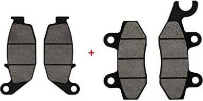 ojenda Front&Rear Brake Disc Pad Combo for TVS Apache (All Models) Vehicle Disc Pad(Pack of 4)