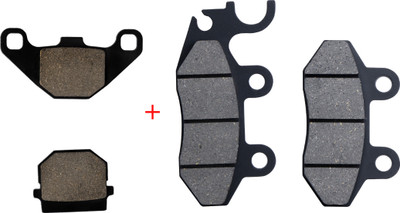 Haran Front & Rear Combo Brake Disc Pad Set Compatible For Ola S1 & S1 Pro Vehicle Disc Pad(Pack of 2)