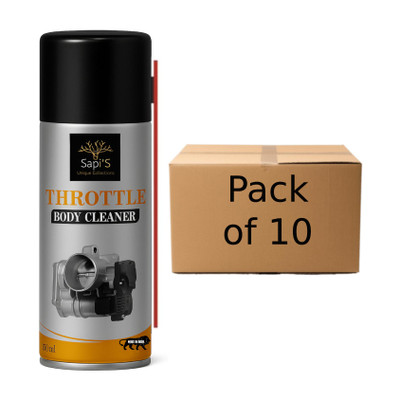 SAPI'S Choke Cleaner for Your Car and Bike, Throttle Body Clenaer Pack of 10 Engine Cleaner(1500 ml)
