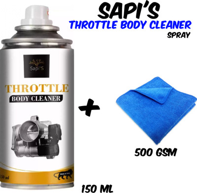 SAPI'S Sap'S Throttle Body Cleaner Spray150ml With Microfiber cloth Engine Cleaner(150 ml)