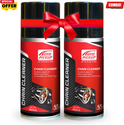 AUTO PICKUP Premium Quality Chain Cleaner 1 + 1 Combo Pack Engine Cleaner(300 ml)
