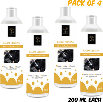 SAPI'S SapiS Engine Dressing Shiner 200ml Pack of 4 Engine Cleaner(801 ml)