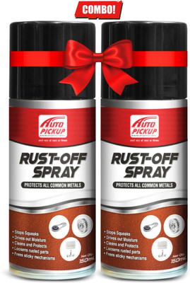 AUTO PICKUP Premium Anti Rust Spray 1+1 Combo of 2 Engine Cleaner(150 ml)