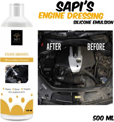 SAPI'S Engine Dressing polish silicone emulsion Engine Cleaner(500 ml)