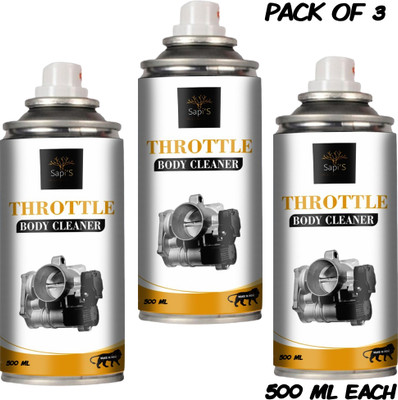 SAPI'S Vehicle Engine Throttle Body Cleaner pack of 3 Engine Cleaner(1500 ml)