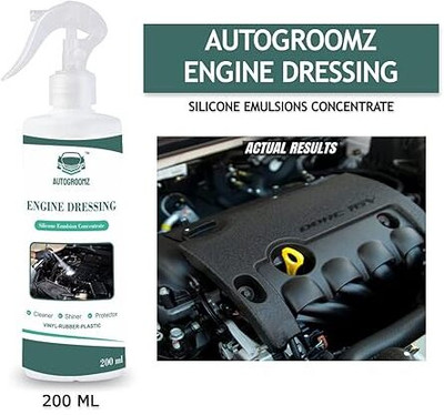 AUTOGROOMZ Engine Dressing Polish and shiner Engine Cleaner(200 ml)