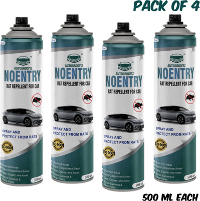 AUTOGROOMZ No Entry Rat Repellent Spray Pack of 4 Engine Cleaner(2000 ml)