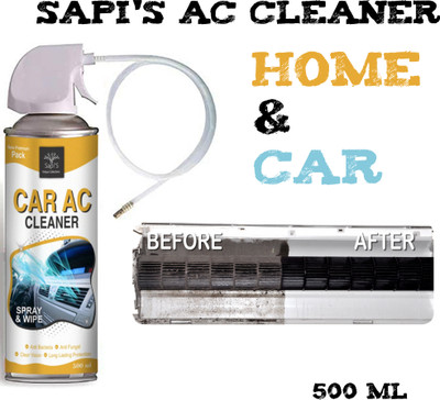 SAPI'S Ac Cleaner Car AC Vent & Duct/Dust Cleaner Foam Spray With Long Nozzle Pipe Vehicle Interior Cleaner(500 ml)