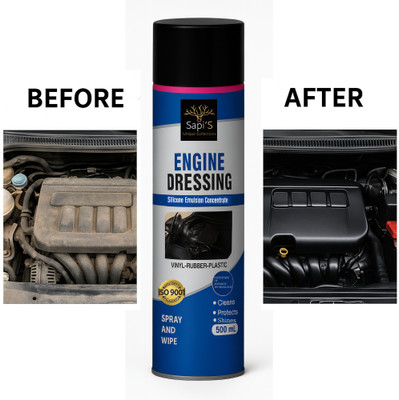 SAPI'S Engine Dressing Silicone Emulsion Spray 500 ml Engine Cleaner(500 ml)