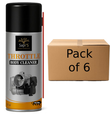SAPI'S Choke Cleaner for Intake, Throttle Body Clenaer 150 ml Pack of 6 Engine Cleaner(900 ml)