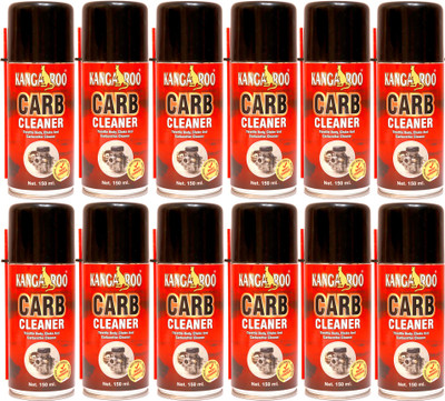 KANGAROO Choke Carburettor Throttle Body Cleaner Spray 150 ML Each (Pack of 12) Engine Cleaner(1800 ml)