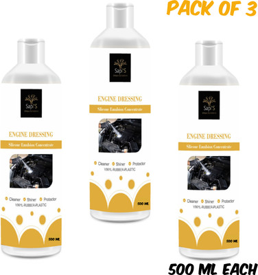 SAPI'S Engine Dressing polish silicone emulsion Engine Cleaner(1500 ml)