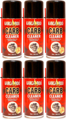 KANGAROO Choke Carburettor Throttle Body Cleaner Spray 150 ML Each (Pack of 6) Engine Cleaner(600 ml)