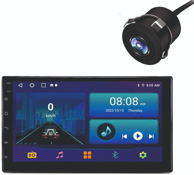 Modorwy TS9 9inch Car Android Display 1GB/32GB Android 12 Stereo With HD Reverse Camera Car Stereo(Double Din)