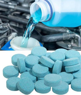 XONYSTAR Solid Car Effervescent Tablets Glass Solid Wiper Cleaning Tablets for Car Window Tablet Concentrate Vehicle Glass Cleaner(25 Tablets)
