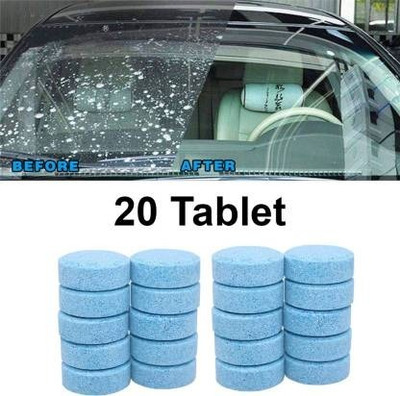 aksmit Car Windshield Glass Wiper Cleaner Tablet Concentrate Vehicle Glass Cleaner(50 g)