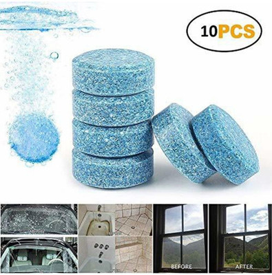 RIDEOX Car Wiper Detergent Effervescent Tablets Auto Windshield Cleaner Tablet Concentrate Vehicle Glass Cleaner(10 Tablets)