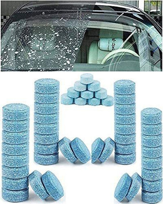 Ankev Car Glass Wiper Detergent Effervescent Tablets Washer Auto Windshield Cleaner Tablet Concentrate Vehicle Glass Cleaner(20 g)