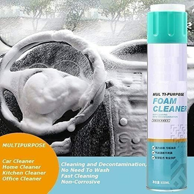 Unickmultistore Power Foaming Car Interior Cleaner | Multipurpose Foam Cleaner Spray | JE-CARFOAM-05 Vehicle Interior Cleaner(500 ml)