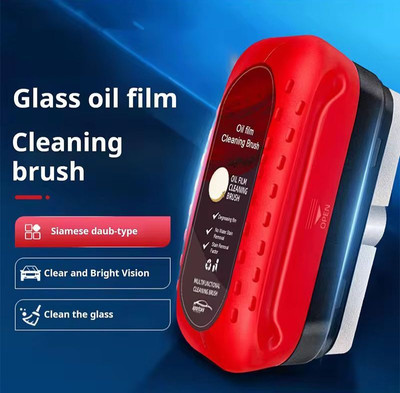 Vinita Store Compatible Oil Film Cleaning Brush Glass Cleaning Foam Vehicle Glass Cleaner(120 ml)