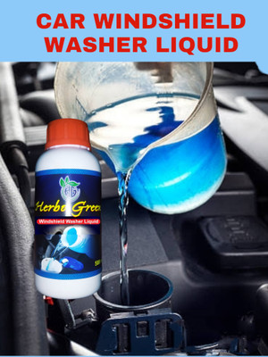 HERBO GREEN Car windshield washer liquid Liquid Vehicle Glass Cleaner(500 ml)