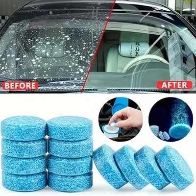 CarKraft 50 Tablet Concentrate Vehicle Glass Cleaner(50 g)