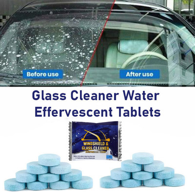 GOLDINKS 20 Pic Tablet Car Accessories Windshield & Glass cleaning Effervescent 20 Tablet Concentrate Vehicle Glass Cleaner(20 g)
