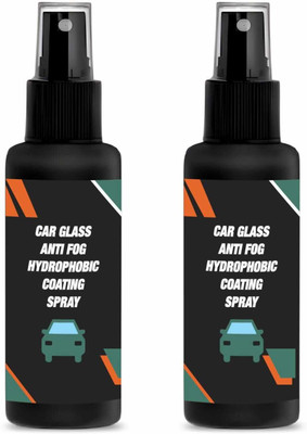 Vixora Car Glass Anti Fog Hydrophobic Coating Spray(Pack 3) Liquid Vehicle Glass Cleaner(200 ml)