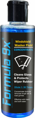 Formula 9x Windshield Washer Fluid Concentrate - 200ml Liquid Vehicle Glass Cleaner(200 ml)