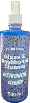 Color Zebra Car Glass Cleaner & Dashboard Cleaner | Multipurpose Cleaner | 500 ML Pack Liquid Vehicle Glass Cleaner(500 ml)